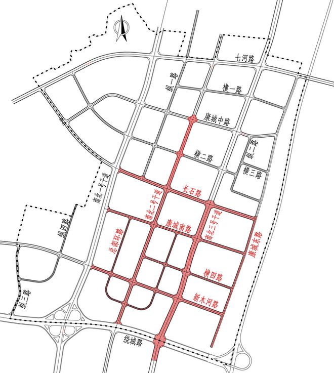 住堰坝片区的有福了一期道路规划kaiyun中国官网出炉设计8条市政道路